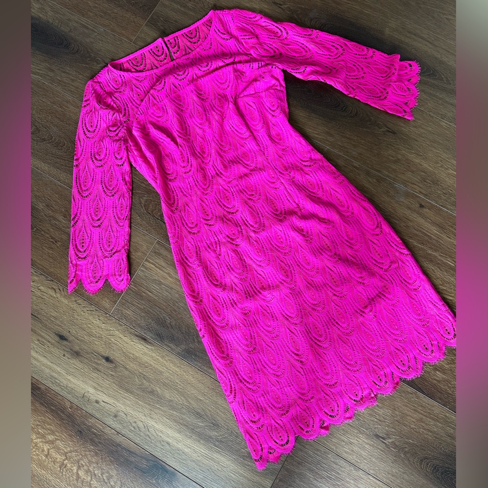 Lily Pulitzer Pink Lace Dress